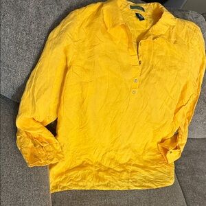 Lauren Ralph Lauren Yellow Men's Shirt Jacket